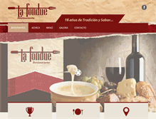 Tablet Screenshot of lafonduecoyoacan.com